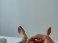 POV muscle colombian with big dick masturbates until drop a lot of cum