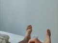 POV muscle colombian with big dick masturbates until drop a lot of cum