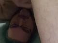another quick self facial cum on face