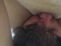 I give my perverted stepmother a nice pussy lick, HOMEMADE SEX