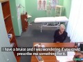 She's trying to explain to her Doctor that she LOVES ROUGH SEX - Fake Hospital