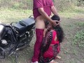 Desi indian Marathi kavita bhabhi doggy style position fuck in jungle