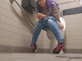 Pissing, She-Wee and Squat Challenge