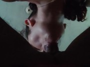 Espectacular Corrida Pulsante y Tragada de Semen a Obediente Mujer