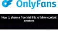 How to create a free trial link for fellow content creators. #OnlyFans #ShoutoutForShoutout #SFS #S4