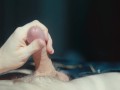 Best top view handjob cumshot ever * Solo muscular man