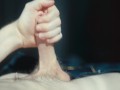Best top view handjob cumshot ever * Solo muscular man