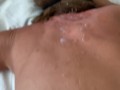 Stepmom use fresh sperm as lotion after sun bath cumshot .