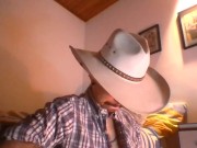 [Uncut Scene] 🤠🔒 Chastity Cowboy’s Naughty Secret — Can I Soak Your Underwear? 💦🩲