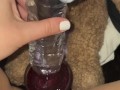 UR MOM'S RASPBERRY HOME JAM&MY TEEN PINK PUSSY&GLASS DILDO-AMATEUR-ARABIAN SNOWWHITE-LOS ANGELES G