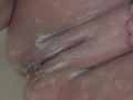 golden rain from my soapy pussy, I make myself feel good in the shower
