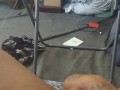 Tattoo Freak Rub His Own Cock On His Tight Asshole and Fucks Himself Then Pulls Out and Squirts