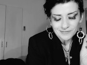 Perverse Psychologist Gets Young Male to Jizz for her over an online cobsultation