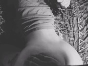 BubbleButt Amateur Gets Ass Slaps, Deep Thrusts & HELD DOWN For Massive Creampie & Filled Up!