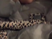 MilfyCalla- I burned my Glossy Puffer Jacket after i was face fucked