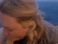 Blonde slut pov BlowJob on A Cruise Ship