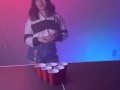 Your girlfriend loses at strip beer pong to your bully.