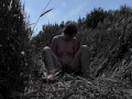 Quick orgasm in the field. Female public masturbation in the forest. Almost got caught jerking off