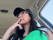 Big TITTY Latina Starbucks Barista FIRED for fucking me in PUBLIC - Cami Strella
