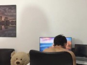 I suck my husband's cock and get on all fours until I cum