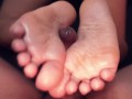 Beautiful soft feet masturbating Velga - foot fetish