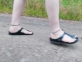 Nature walk in Birkenstock