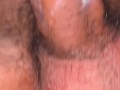 Taking my friend's cock while watching a movie, I end up with my vagina full of cum