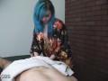 Massage Happy Ending HandJob Birds Eye view - with cute Elle