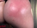 ASMR spanking oiled ass