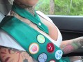 Girl Scout Shows You How She Earned Her Badges