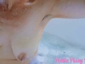 Big Natural Tits Hairy Pussy & Hairy Armpits In The Bath - MILF