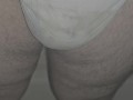 Making a mess in my diaper and enjoying it