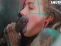 Hard ANAL fuck for Tattooed Girl - Balls Deep Assfuck for Goth Slut - ATM, Facial