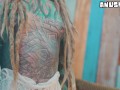 Hard ANAL fuck for Tattooed Girl - Balls Deep Assfuck for Goth Slut - ATM, Facial