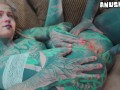 Hard ANAL fuck for Tattooed Girl - Balls Deep Assfuck for Goth Slut - ATM, Facial