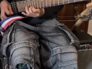 Horny emo boy cant stop touching his hard stick sloppy style