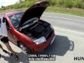 HUNT4K. A bike ride ended up as a perfect outdoor deepthroat and sex