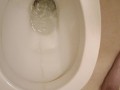 Piss in toilet