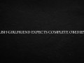Polish girlfriend expects complete obedience