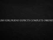 Polish girlfriend expects complete obedience