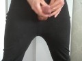 Stand-up oily wank in my thermals with my balls bouncing makes me bust an 8 DAY LOAD! (TRAILER)