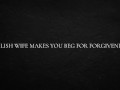 Polish Wife Makes you beg for Forgiveness