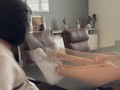 smelly socks and nylon feet make my slave weak! (Full Vid on OF - V329)