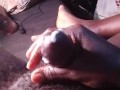 Black cock blow job
