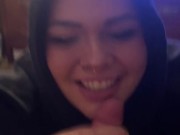 Oops! Cum hit the screen!