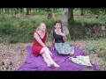 Blowjob and Foursome during a picnic in the forest - 2 girls, 2 guys