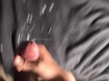 Cumming over my bed after a holiday