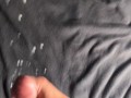 Cumming over my bed after a holiday