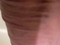 Morning pissing in the sink POV
