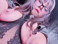 Nutaku aeons echo Mamsa/ ginnix cosplay Hentai Squirt waifu juega con su coño